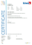 Environmental Care Certificate ISO-14001, Issued for Dyka BV The Netherlands, Valid until 15/06/2025
