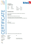 Quality System Certificate ISO 9001, Issued for Dyka BV The Netherlands, Valid until 15/06/2025